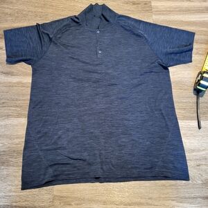 lululemon athletica Men's Dark Gray Polo Shirt